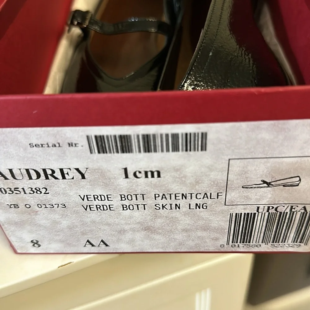 NEW Ferragamo Audrey shoes 8AA Narrow - Picture 5 of 7